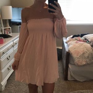 Off the shoulder dress